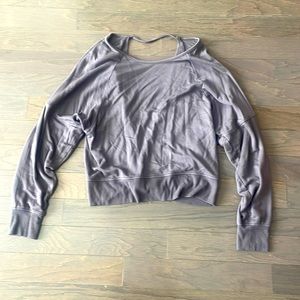 Gray Express sweater. Size small.